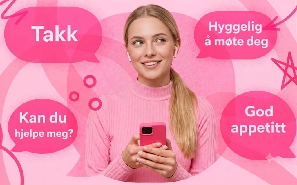 Learn Norwegian - 1 month free trial +50% off