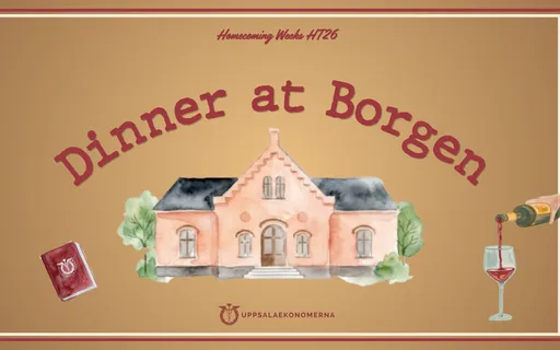 Dinner at borgen