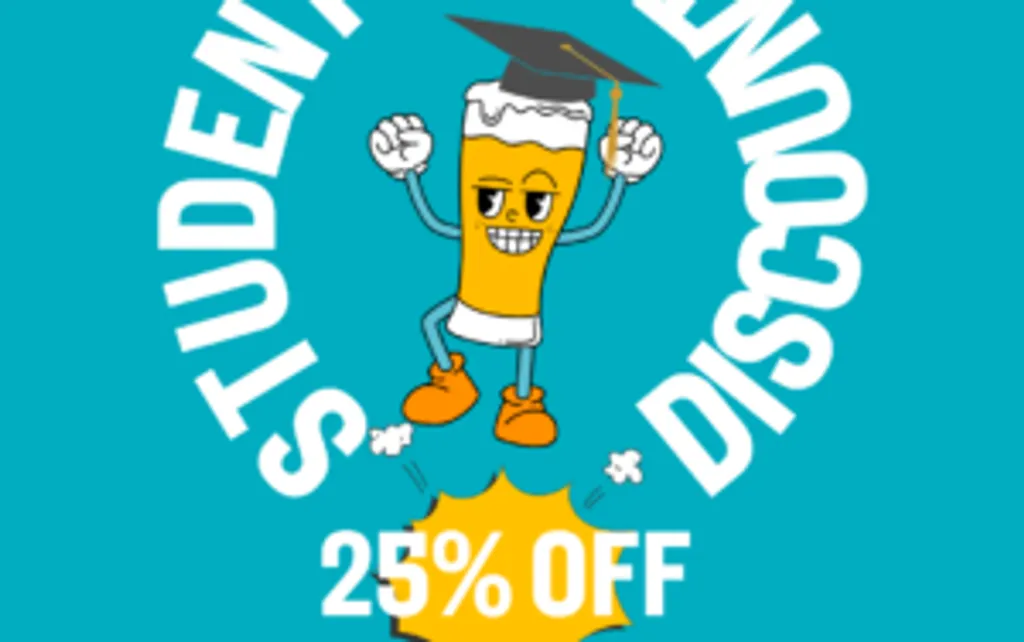 25% på all mat och dryck hos BrewDog