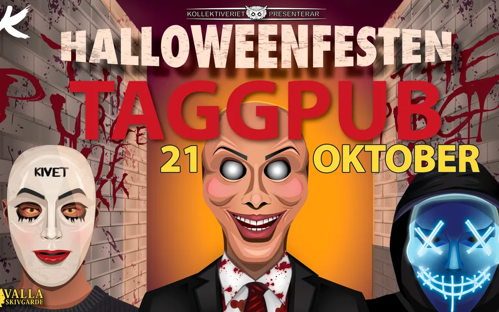Halloweenfesten 2026 - Taggpub